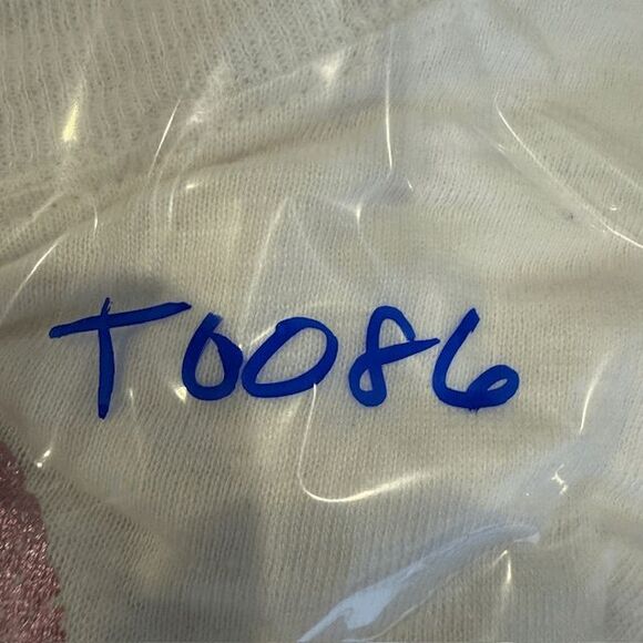 Isabel Marant Étoile Klowia linen sweatshirt White Slub w/Pink Logo Size Small - Picture 12 of 12